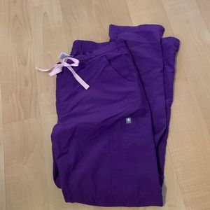 FIGS purple yola scrub pant